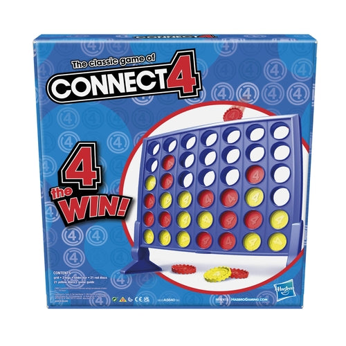 Hasbro Gaming Connect 4 Classic Grid,4 in a Row Game, Strategy Board